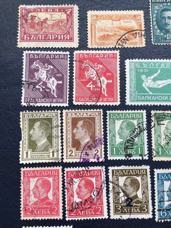 Bulgaria Stamps,1925-31,Sc#81-246,gymnast,Tsar And Fiancee,