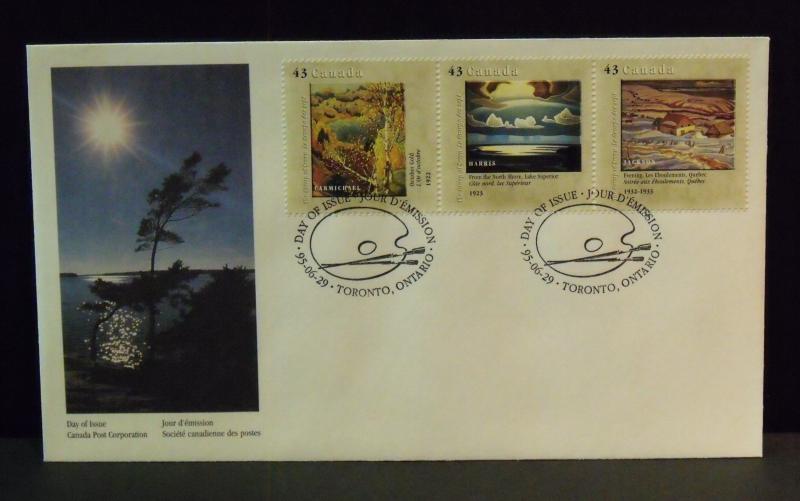 3911L   Canada   FDC's   # 1559a-c, 1560a-d, 1561a-c   Group of 7    $ 10.40