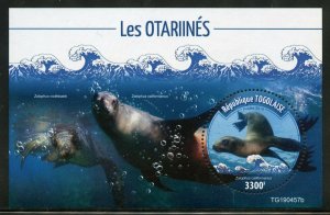 TOGO 2019  SEA  LIONS  SOUVENIR SHEET MINT NEVER HINGED