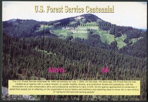 Nevis 1469, 1470-1471 sheets, MNH. U.S. Forest Service, 100, 2006.