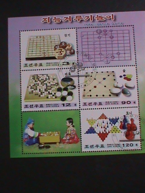 KOREA-2004 SC#4364 PLAYING KOREA CHESS FANCY CANCEL S/S WE SHIP TO WORLD WIDE