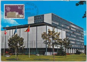 63820 - SWITZERLAND - POSTAL HISTORY: MAXIMUM CARD 1973 - ARCHITECTURE UPU-