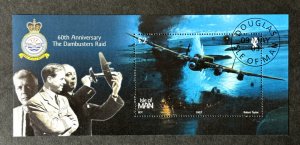 Isle of Man: 2003, 60th Anniversary of the Dambusters Raid  Fine used,  M/S