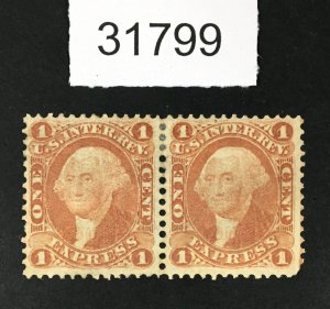 US STAMPS # R1c UNUSED NO GUM PAIR LOT #31799