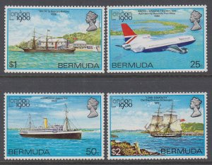 Bermuda 393-396 Ships MNH VF