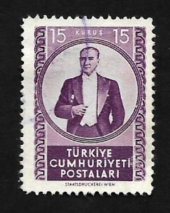 Turkey 1952 - U - Scott #1066