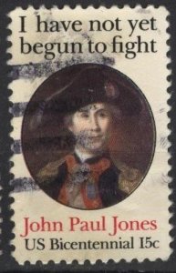 US 1789 (used) 15¢ John Paul Jones (1979)