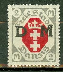 Danzig O18 mint CV $14