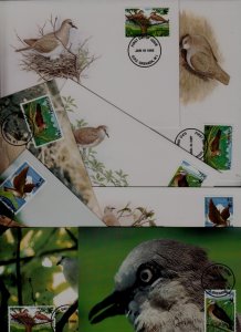 Grenada 8 covers/cards WWF-95/Birds