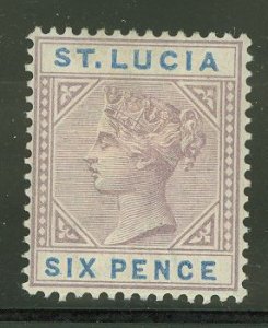 St. Lucia #35a Unused Single