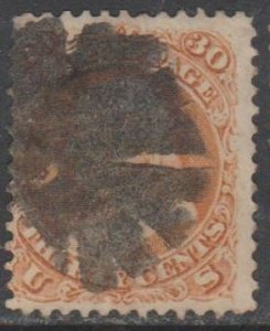 U.S. Scott #71 Franklin Stamp - Used Single