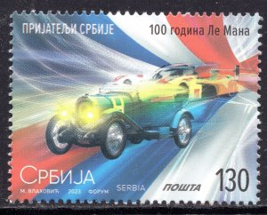 2122 - Serbia 2023 - 100 Years of the 24 Hours of Le Mans Car Race - MNH