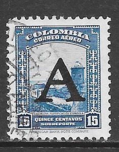 Columbia C188: 15c Spanish Fortification, Cartagena, used, F-VF