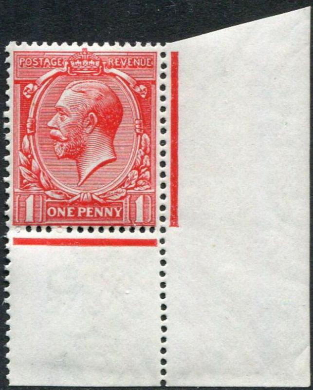 SG357 SPEC N16(2), 1d deep bright scarlet, NH MINT. Cat £30. CORNER MARGINAL