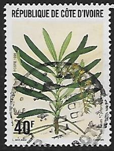 Ivory Coast # 987 - Orchid - used