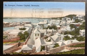 1938 Hamilton Bermuda Picture postcard Cover To Philadelphia PA USA St George Vi