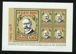 Denmark. Christmas Seal 1978. Block Reprint 1927 Mnh. Einar Holbøll.1865-1927.