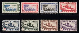 French Sudan Scott #C6-C13 MH