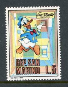 San Marino 740 MNH 1970 5c Disney