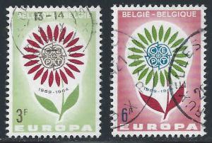 Belgium # 614-15 ~ Cplt Set of 2 ~ Used, HMR ~ cv .60