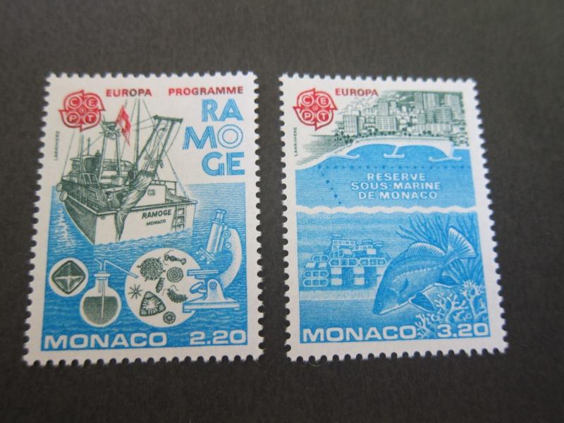 Monaco 1986 Sc 1530-1 set MNH