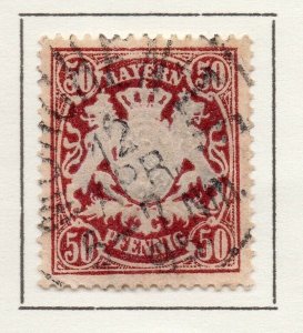 Bayern Bavaria 1890 Early Issue Fine Used 50pf. NW-120738