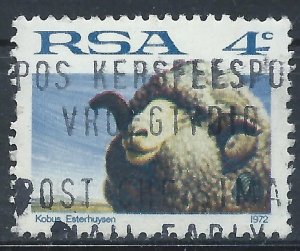 South Africa 1973 - 4c Sheep no watermark - SG317 used