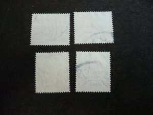 Stamps - Sudan - Scott# 146,149,150,156 - Used Part Set of 4 Stamps