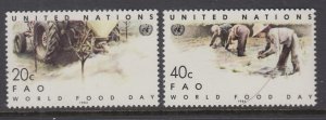 UN New York 419-420 MNH VF