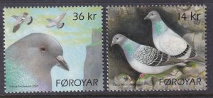 Faroe Islands 520-521 Birds MNH VF