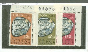 Cyprus #416-418 Mint (NH) Single (Complete Set)
