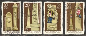 DDR Scott 2394-97 UNH(CTO) - 1984 Postal Milestones Set - SCV $1.45