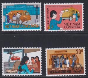 Viet Nam (South) # 351-354, Mobile Post Office, NH, 1/2 Cat