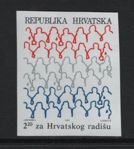 Croatia   #RA23a  MNH  1991 Members of parliament 2.20d  Imperf.