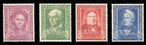 Germany #B310-313 (Mi. 117-120) Cat€130, 1949 Welfare, set of four, never hinged