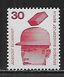 Germany West Berlin 9N320 30pf Industrial Safety single MNH (*sch*)