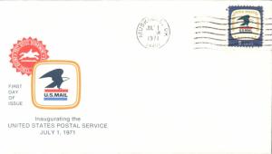 #1396 OK, Muskogee 7-1-71 USPS FDC
