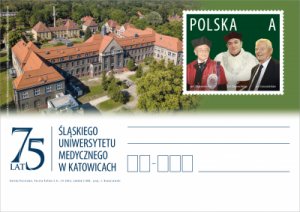 Poland 2023 Postal Stationary Postcard Stamps MNH Health Medicine University