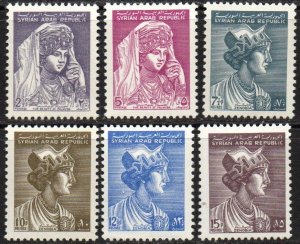 Syria Sc #443-448 Mint Hinged