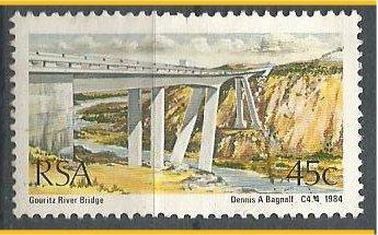 SOUTH AFRICA, 1984, MNH 45c, Bridges Scott 637