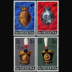 ST.HELENA 1970 - Scott# 240-3 Regimental Emblems Set of 4 NH
