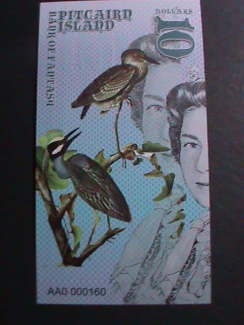 ​PITCAIRN ISLANDS 2019-COLLECTIBLE UNCIRCULATED POLYMAR LOVELY NOTE VERY FINE