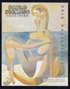 MICRONESIA Sc 579-80 NH MINISHEET+S/S OF 2004 - ART OF PICASSO - (JO23)