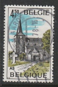 1977 Belgium - Sc 1002 - used VF - 1 Single - St Aldegonde Church