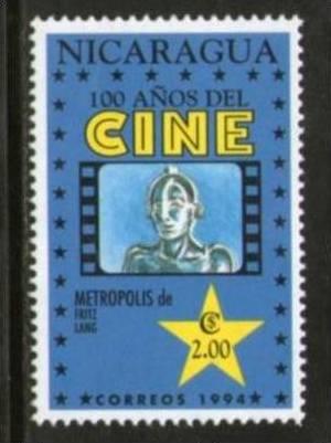 Nicaragua 1994 Cinema Cent. German Film - Metropolis by Fritz Lang Sc 2051e M...