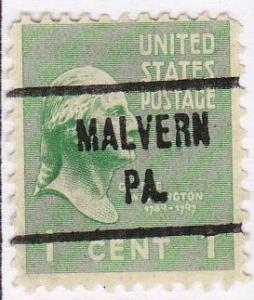 Precancel - Malvern, PA PSS# 721