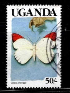 Uganda - #708 Butterflies - Used