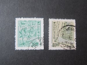 Korea 1967 Sc 582-3 FU