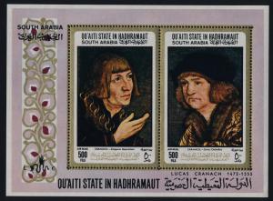 Aden - Quaiti State in Hadhramaut MIBK 18A MNH Art, Paintings, Lucas Cranach