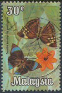 Malaysia    SC# 67   Used   Butterflies  see details & scans